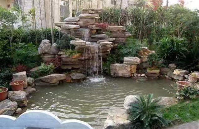 庭院假山鱼池设计